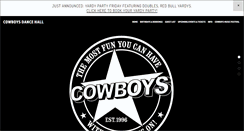 Desktop Screenshot of cowboysnightclub.com