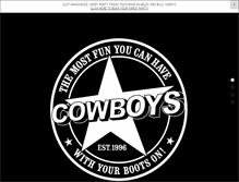 Tablet Screenshot of cowboysnightclub.com